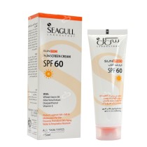 سی گل-کرم ضدآفتاب SPF 60 انواع پوست سی گل  بی رنگ