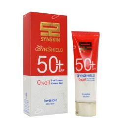 ساین اسکین-کرم ژل ضدافتاب ساین شیلد SPF50 ساین اسکین  بی رنگ