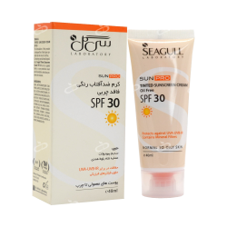 سی گل-کرم ضدافتاب SPF30 فاقد چربی سی گل  رنگی