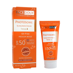 فیس دوکس-کرم ضدافتاب فوتوزوم SPF50 فیس دوکس بژمتوسط