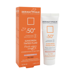 درماتیپیک-فلوئید ضدافتاب SPF50 پوست چرب درماتیپیک  رز بژ