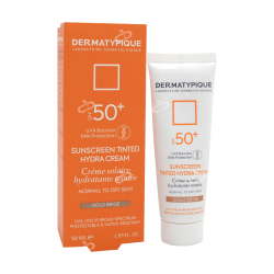 درماتیپیک-کرم ضدافتاب SPF50 پوست خشک درماتیپیک  بژ طلایی