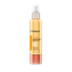 ویتالیر-اسپری ضد افتاب دو فاز ویتالیر با SPF50 دارای ویتامین سی حجم 150 میلی لیتر