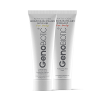 ژنوبایوتیک-اسکراب و کرم کنترل‌کننده پوست مرغی(بدن)
