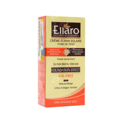 الارو-کرم ضد افتاب SPF30 فاقد چربی الارو 40 میلی لیتر بژ طبیعی