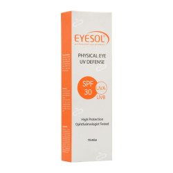 آیسول-کرم ضدافتاب SPF30 دور چشم ایسول 15 میلی لیتر بی رنگ