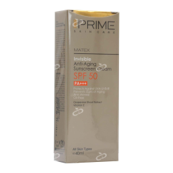 پریم-کرم ضد افتاب جوان کننده SPF50 بی رنگ پریم 40 میلی لیتر