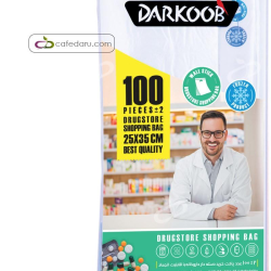 تجهیزات پزشکی-پلاستیک (نایلون) دسته دار داروخانه با قابلیت انجماد دارکوب 100 عددی