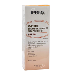 پریم-فلوئید ضدافتاب SPF 50 حاوی ویتامین سی فیوژن واتر پریم 40 میلی لیتر بژ طبیعی