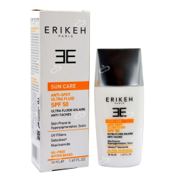 اریکه-کرم ضد افتاب ضد لک spf50 اریکه 50 میلی لیتر بی رنگ
