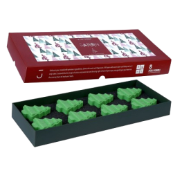 ژبن-کوکتل پدیکور ژبُن پلاس طرح درخت کریسمس