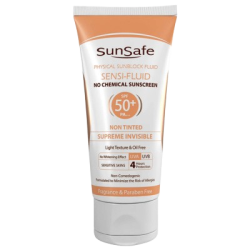 سان سیف-کرم ضد افتاب فیزیکال بی رنگ SPF50