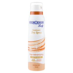 هیدرودرم-اسپری دئودورانت و کاهش دهنده رشد مو بانوان هیدرودرم حاوی عصاره الوئه ورا