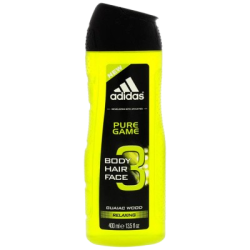 آدیداس-شامپو سر و بدن 3*1 مردانه، مدل Pure Game