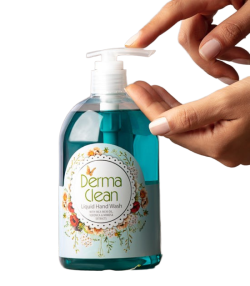 درماکلین-مایع دستشویی شفاف با رایحه مگنولیا و وایلد