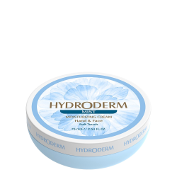 هیدرودرم-کرم کاسه ای مرطوب کننده و نرم کننده دست و صورت Mist ابی