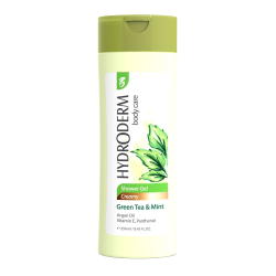 هیدرودرم-شامپو بدن کرمی چای سبز و نعناع