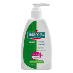 هیدرودرم-کرم ژل مرطوب‌کننده و ضدعفونی کننده دست و صورت