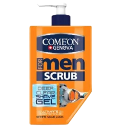 کامان-ژل اصلاح مردانه مدل Scrub