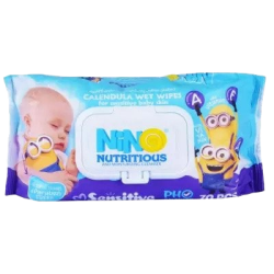 نینو-دستمال مرطوب کودک مدل Minion