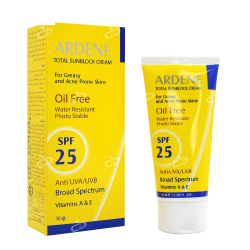 آردن-کرم ضدافتابSPF25 فاقد چربی مناسب پوست چرب و جوشدار