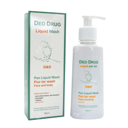 دئودراگ-مایع شوینده صورت و بدن حاوی اسید لاکتیک پسوریازیس دئودراگ 150میلی لیتر