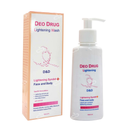 دئودراگ-مایع شوینده صورت و بدن روشن کننده پوست دئودراگ 150میلی لیتر