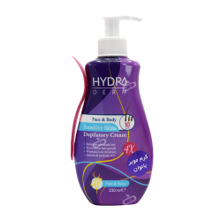 هیدرودرم-کرم موبر صورت و بدن بانوان پوست حساس هیدرودرم 330گرم