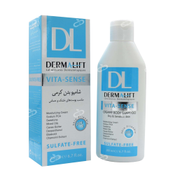 درمالیفت-شامپو بدن کرمی پوست خشک و حساس ویتا سنس درمالیفت