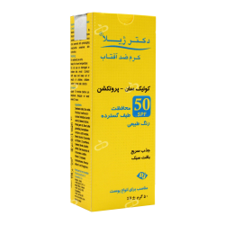 دکتر ژیلا-کرم ضدافتاب SPF50 کوئیک سان پروتکشن انواع پوست رنگ طبیعی