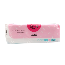 پنبه ریز-نوار بهداشتی بالدار پنبه ای لطیف پنبه ریز