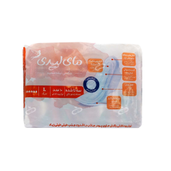 مای لیدی-نوار بهداشتی بالدار مکسی نیمه ضخیم سه تا شده مشبک پنبه ای بزرگ