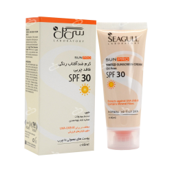 سی گل-کرم ضدافتاب SPF30 فاقد چربی رنگی