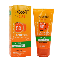 آردن-کرم ضدافتابSPF50 فاقد چربی بژ طبیعی