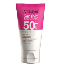 ویتالیر-ضد افتاب رنگی مدل Sensivit با SPF50 مناسب پوست حساس