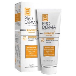 پرودرما-کرم ضد افتاب SPF 60 مدل Sunvest