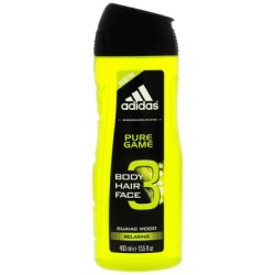 آدیداس-شامپو سر و بدن 3*1 مردانه، مدل Pure Game